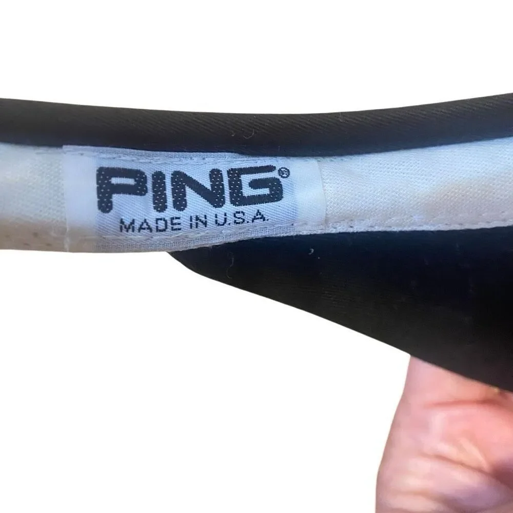 Ping made in the USA visor blue white